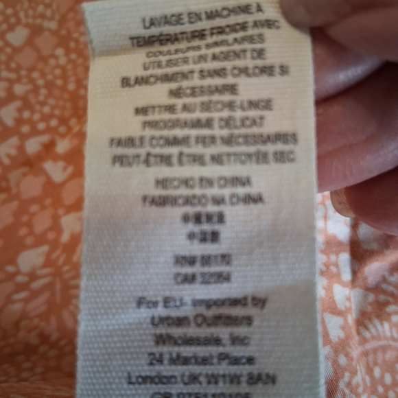 🛍 RARE Free People Floral Maggie Jacket Duster Sz.L Pristien Condition - Picture 12 of 14